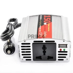 Inverter Convertitore da Auto Presa Accendisigari 12V a DC-AC 150W con USB - Foto 1 di 4