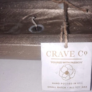 Naturholz Teigschüssel von Crave Co handgegossen in USA alle Sojawachs NEU - Bild 1 von 7