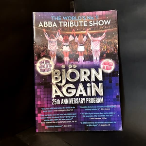 Bjorn Again Tour 25th Anniversary Program Guide Magazine Used GC - Picture 1 of 5