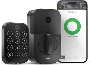 Yale Assure Lock 2 Smart Wi-Fi Connected Deadbolt - Black Suede (YRD450-WF1-BSP) - Picture 1 of 17