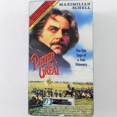 Peter the Great 1992 VHS 3-Tape Set Maximilian Schell Historical Drama Foto 1 de 4