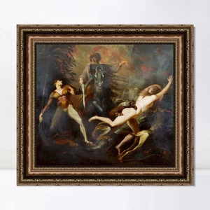 Framed Canvas Art Giclee Print Series#006 by Henry Fuseli Home Office Decoration - Picture 1 of 16