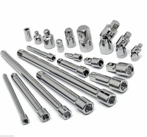 Craftsman 20 Piece Drive Tool Accessory Set 1/4 3/8 1/2 inch Extension Adapters - Picture 1 of 3