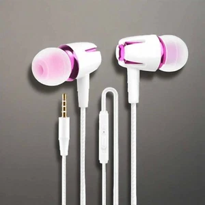 Wired Earbuds With 3.5mm Jack For Smartphones Sound Headphones Compatible With - Zdjęcie 1 z 6