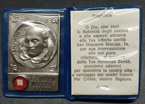Santino San Juan Macias - Mit Reliquie Ex Indumentis - Bild 1 von 2