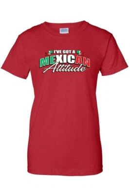 Camiseta I've Got A Mexican Attitude Juniors - Imagem 1 de 4