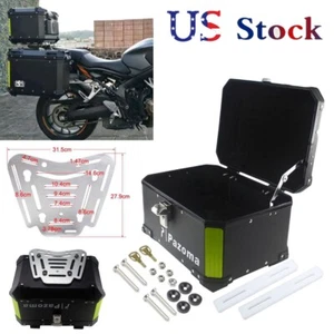 Juego de maletero trasero de aluminio para moto Suzuki Yamaha  - Imagen 1 de 9