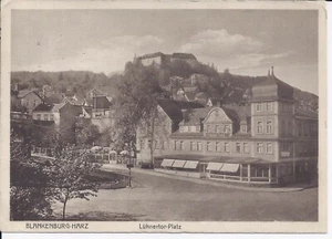120 Blankenburg resina 1927 Lühnertor Platz postal - Imagen 1 de 2