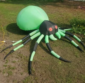 8ft Gemmy Projection Airblown Inflatable LED Spider Halloween Decor   READ! - Picture 1 of 9