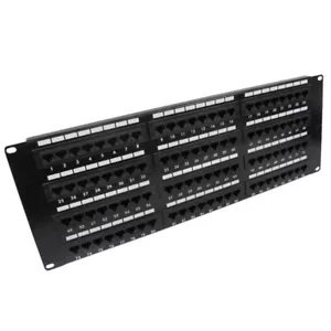Cat5e 96 porte pannello patch RJ45 110 montaggio su rack punzone con gestione fili 4U - Foto 1 di 1