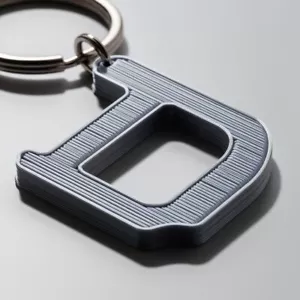 Personalized Custom Letter UNIVERSAL Key Chain - Picture 1 of 3
