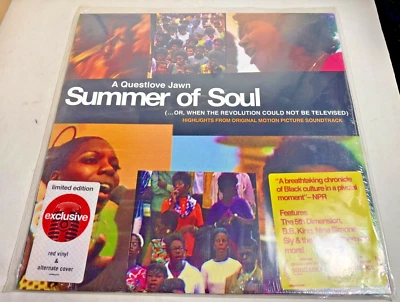SUMMER OF SOUL A QUESTLOVE JAWN SOUNDTRACK VINYL RECORD LP RED VINYL SEALED NEW - Image 1 of 2
