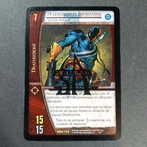 VS System Error Double Sided 1/1 OOAK Deathstroke Jean Grey English Spanish - Picture 1 of 2