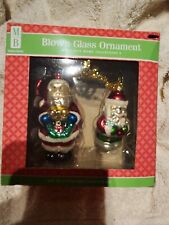 Holiday Home Collection Merry Brite  2005 Santa Christmas Tree Ornament  In Box