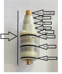 Thermostatic Shower Valve/Cartridge - Picture 1 of 4