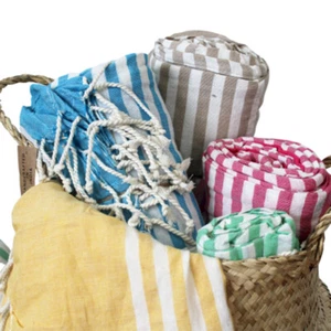 Quick Dry Cotton Towel Beach Blanket Pareo Swimwear Cover Up Sarong Wrap Gym Spa - Picture 1 of 6