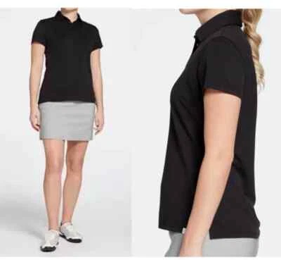 Lady Hagen Women's Core Pique Short Sleeve Polo Black Size Medium - Image 1 of 3