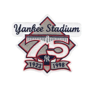 New York Yankees 1998 Yankee Stadium 75th Anniversary Jersey Sleeve Patch - Picture 1 of 1