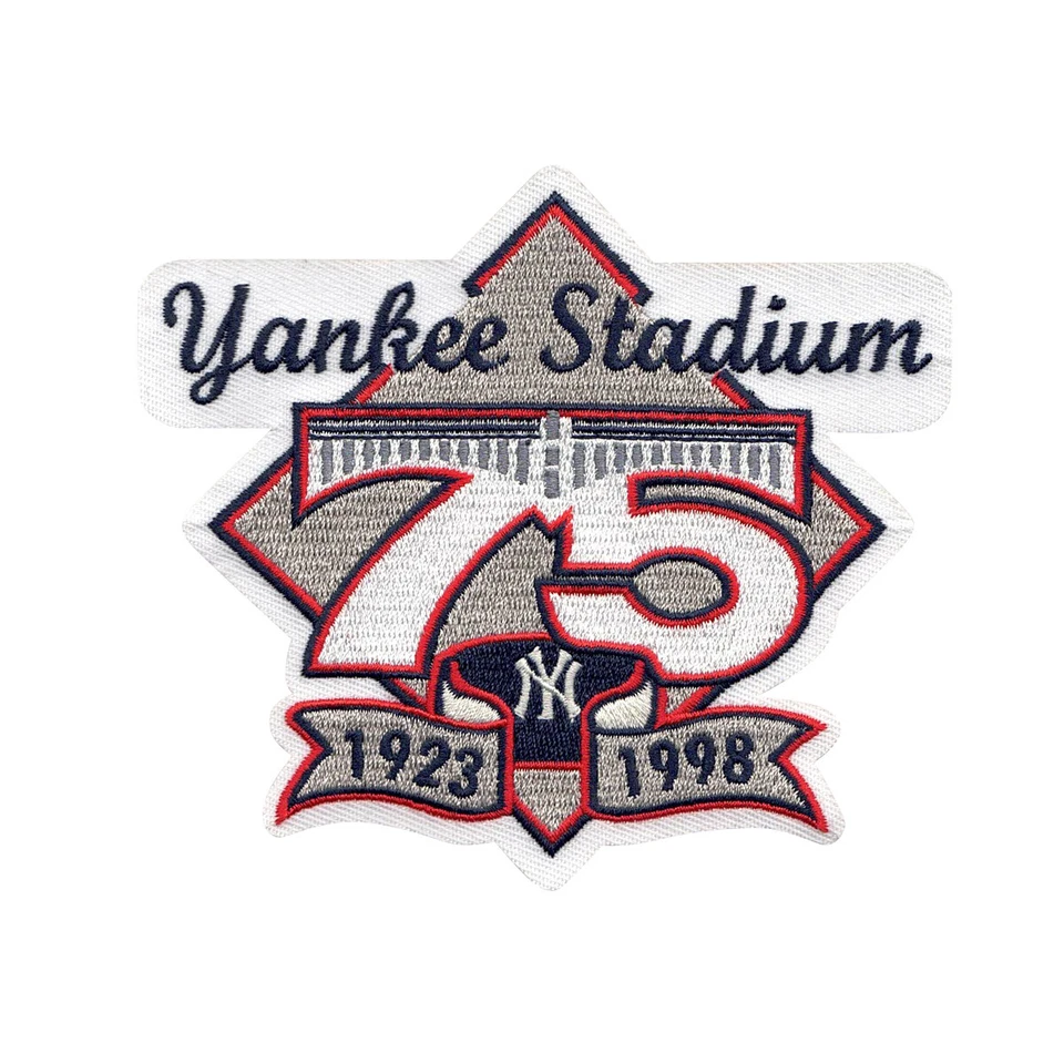 New York Yankees 1998 Yankee Stadium 75th Anniversary Jersey Sleeve Patch - Image 1 of 1