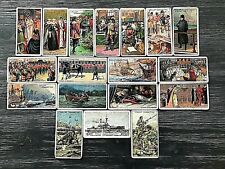1912 WD & HO WILLS CIGARETTES 18 T/CARDS-HISTORIC EVENTS/WAR INCIDENTS/DEFENDERS
