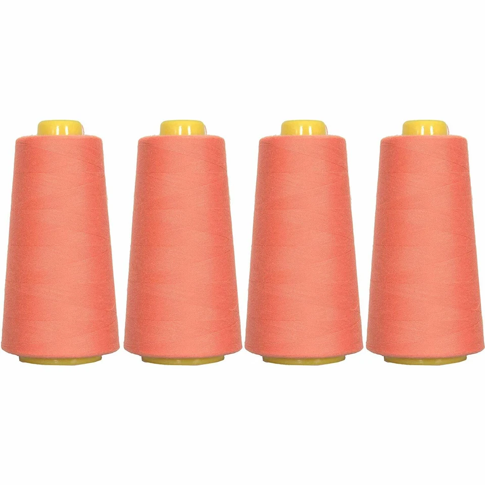 4 BIG CONES SERGER OVERLOCK THREAD SEWING THREADART - 50 COLORS - 2750 YD CONES - Image 1 of 4