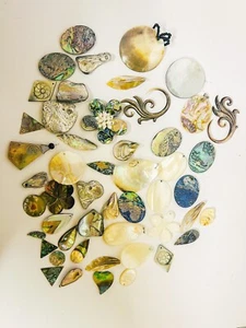 Huge mother of pearl beads Shells Stones Pearls pendants for jewelry making - Picture 1 of 16