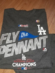 Los Angeles Dodgers 2xl men's t World Series 2017 long sleeve shirt BNWT jersey - Picture 1 of 5