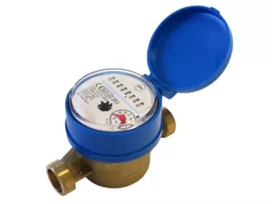 Contatore acqua 1/2 3/4" 1 pollice potabile fredda Quadrante Asciutto no alga - Foto 1 di 21