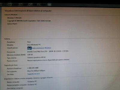 PC FISSO CON MONITOR, TASTIERA, MOUSE, ALTOPARLANTI, WEBCAM E MICROFONO - Immagine 1 di 4