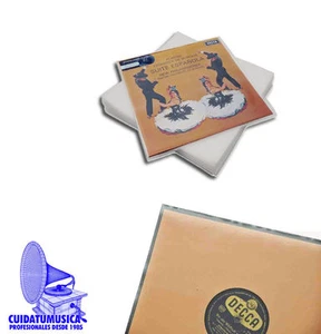 25 FUNDAS EXTERIORES PARA DISCOS DE VINILO 10" Y PIZARRA GRAMÓFONO GALGA 400 - Imagen 1 de 1