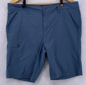 Weatherproof Shorts Mens 36X10 ChinoBlue Flex Waistband Hiking Trail Golf - Picture 1 of 7