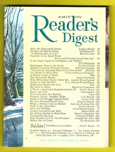 VINTAGE 1964 READERS DIGEST MARCH! andere Monate und Jahre verfügbar COOLE ANZEIGEN - Bild 1 von 2