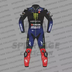Cowhide Yamaha Monster Motorcycle/Motorbike Biker's Leather Racing Suit - Picture 1 of 4