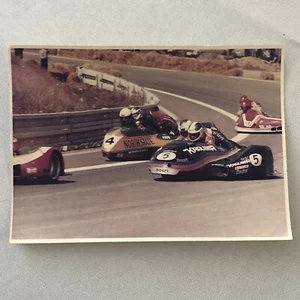 Vintage Motorcycle Sidecar Racing Photo photograph Germany Side Car - Picture 1 of 8