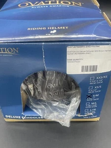 Ovation Deluxe Schooler Helmet Small/Medium Brown - In Box!! - Picture 1 of 2