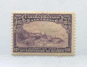 Canada 1908 10 cents Quebec Tercentenary mint o.g. hinged - Picture 1 of 1