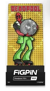 FiGPiN Marvel Deadpool - Deadpool 70's #903 LE 1000 ECCC Stocking Stuffer - Picture 1 of 1