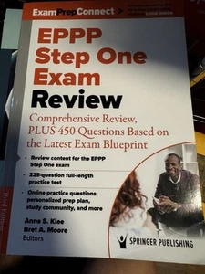 Eppp Step One Exam Review : Comprehensive Review, Plus 450 Questions Based on... - Imagen 1 de 2