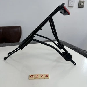 Metal Carrier Pannier Cargo Rack 20” Wheel Max 25kgs Black A224 - Picture 1 of 8