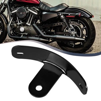 Soporte de matrícula curvo para Harley Sportster Bobber Chopper Low Rider 1993+ Foto 1 de 4