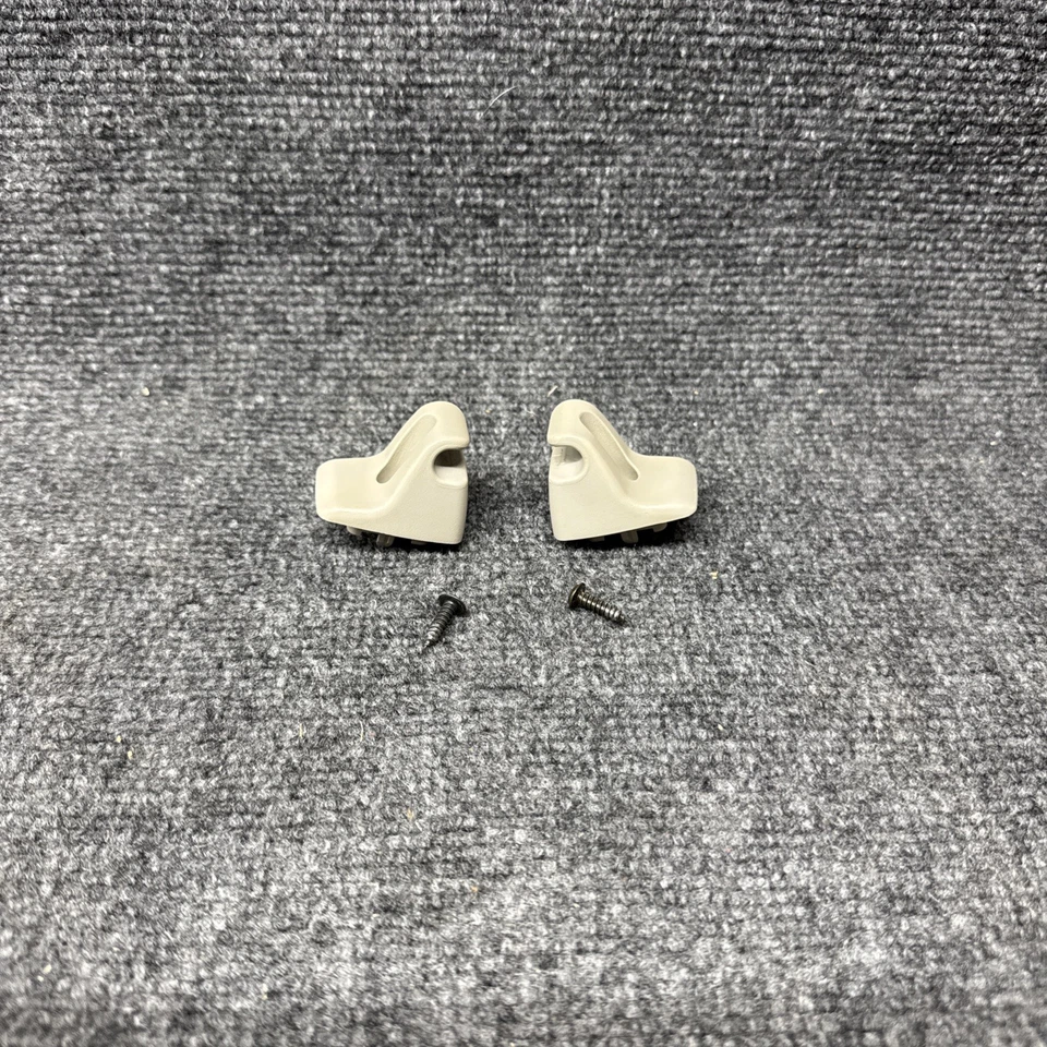 2004-2011 Chevrolet Colorado GMC Canyon Sun Visor Clip Set Grey With Screws Foto 1 de 4