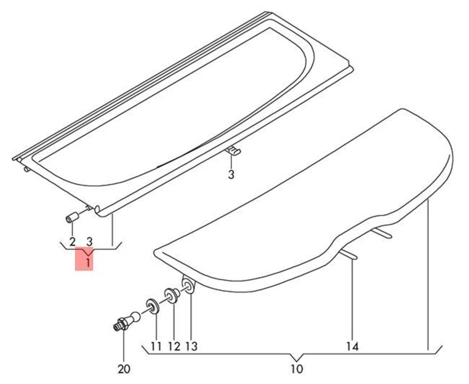 Funda Original AUDI Q3 84B Para Compartimento Equipaje Trufa Beige 8U0867769CSM6 Foto 1 de 1