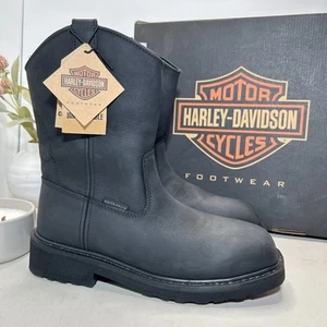 Harley-Davidson Altman CT Wasserdicht Motorradstiefel Schwarz D93563 Herren 7 Neu mit Karton - Bild 1 von 16