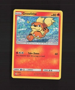 Tarjeta Pokémon Growlithe 1/12 McDonalds 2018 Promo Holo Rara LP - Imagen 1 de 10