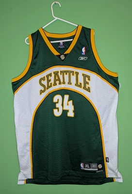 Camiseta Ray Allen XL NBA Swingman REEBOK Seattle Supersonics 2003 Foto 1 de 4