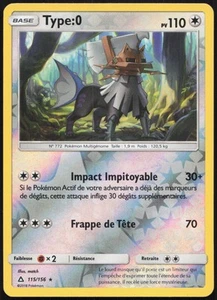 Carte Pokémon Type:0 115/156 Reverse Ultra-Prisme Français - Picture 1 of 2