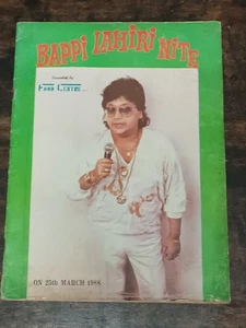 CANTANTE INDIO BAPPI LAHIRI NITE IN QATAR 1988 MATERIAL DE PROMOCIÓN ILUSTRADO - Imagen 1 de 10