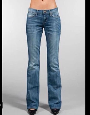 Pantalones de mezclilla Joe’s 30 de algodón elástico The Rocker azul acampanado nuevos con etiquetas NUEVO Foto 1 de 4