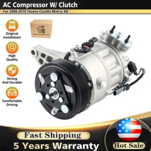 CO 11210C A/C AC Compressor For 2009-2010 Toyota Corolla Matrix 08-14 Scion xD - Picture 1 of 14