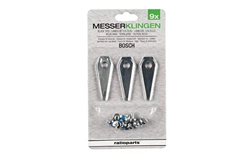 Ratioparts Lame Robot Pelouse 49,5 x 7,2 mm pour Bosch F016800321 Lame Robot ... - Photo 1/1